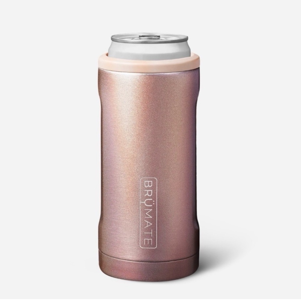 BrüMate Hopsulator Slim Glitter Rose Gold NWT